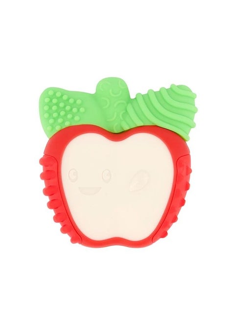 Lil' Nibbles Vibrating Teether for Baby- Apple Suitable From 0 Months and Above - Multicolour