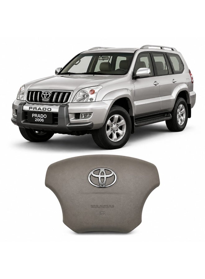 Toyota Prado Airbag Cover 2003-2009 Black Interior Car Accessory - Image 2