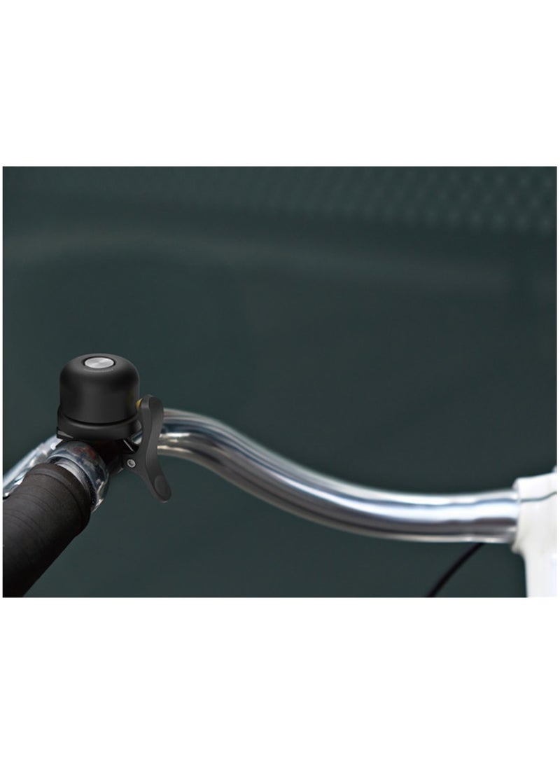 Powerology Bicycle and Scooter Bell with Airtag Mount / Anti-Theft Bike Bell / Copper Bell / Ring to Find Nearby / Accelerometer Sensor / Rechargeable Bike Bell - Black  - Image 3