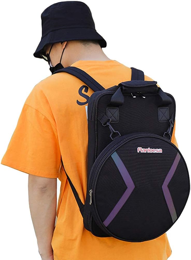 MoonEmbassy Silent Drum Pad Bag for 12 Inch,Drum Practice Pad Bag,Waterproof,with Adjustable Dual Straps Dumb Drum Practice Pad Bag - Image 1