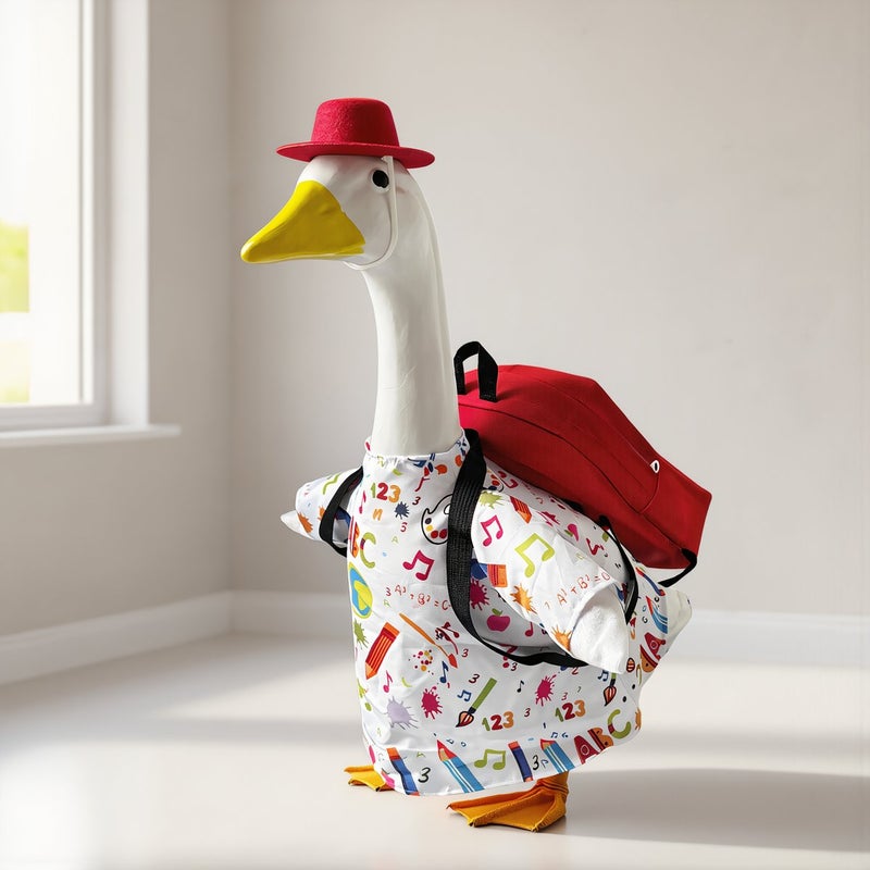 Portable Foldable Goose Costume 3pcs Back to School Lawn Party Decor - Image 4