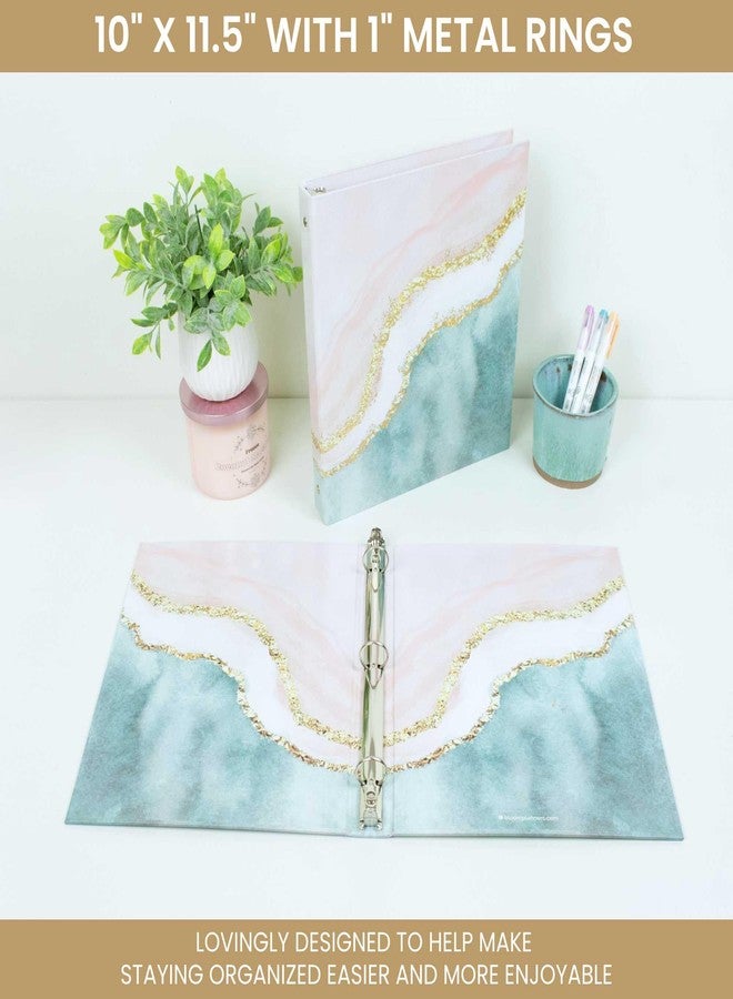 بلوم ديلي بلانرز مُخطط يومي من بلوم، مجلد أنيق بثلاث حلقات (10 بوصات × 11.5 بوصة) - حلقة مقاس 1 بوصة - داي دريم بيليفر - Image 2