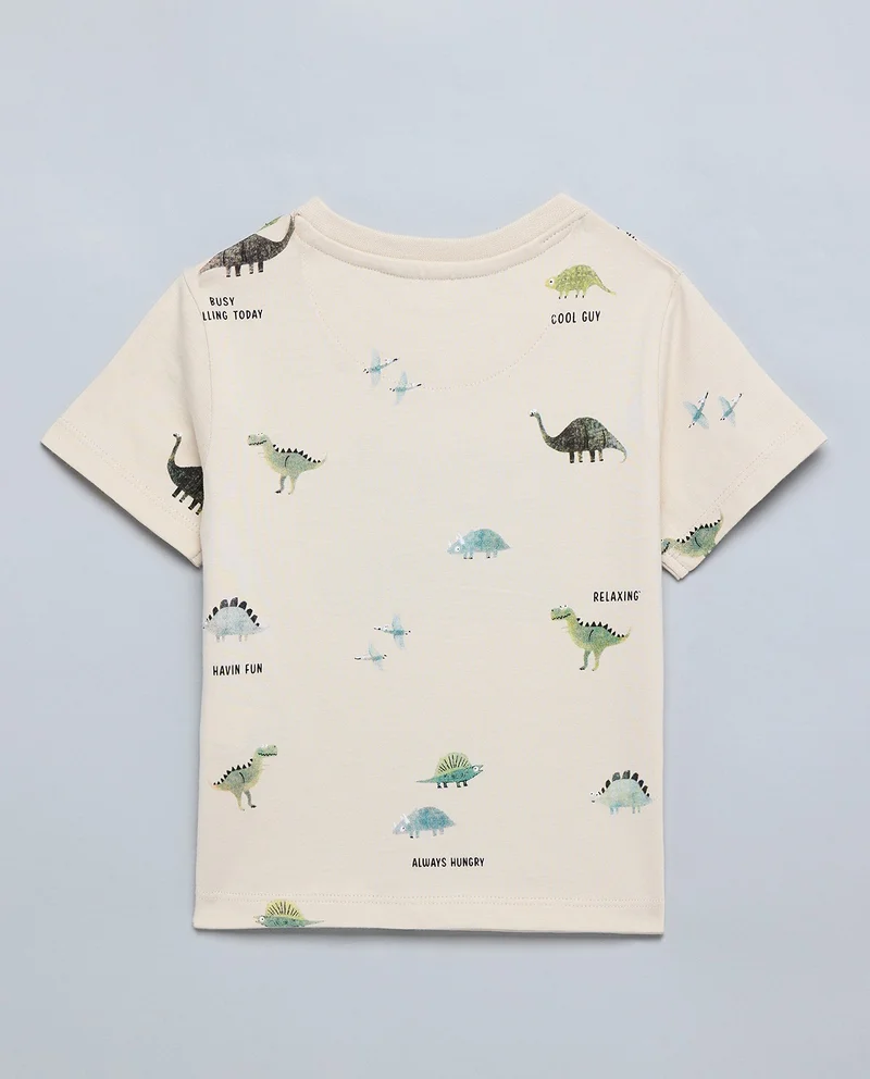 R&b Embroidered T-Shirt with Crew Neck and Short Sleeves