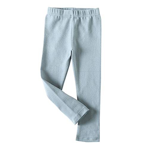 JWWN Toddler Boys Girls Thermal Underwear Long Sleeve T-shirt Leggings 2Pcs Kids Winter Base Layer Set, (Blue,24Months) - Image 4