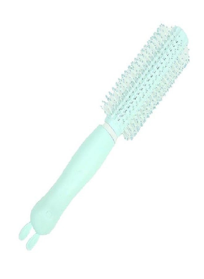 Plenteous Round Detangling Hair Brush | 1pcs Flat Hair Brush Anti Static Non Scratch Long Nylon Bristle Great for Detangling and Smoothing Medium to Long Length Hair (Multicolor) (Round Hair Brush) - Image 1