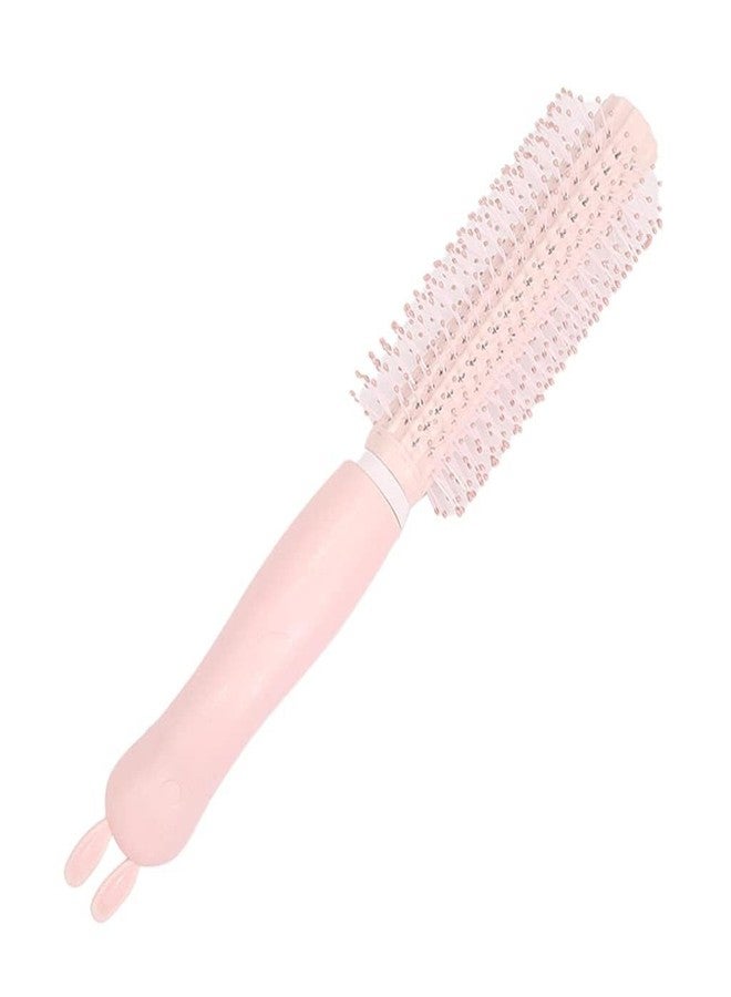 Plenteous Round Detangling Hair Brush | 1pcs Flat Hair Brush Anti Static Non Scratch Long Nylon Bristle Great for Detangling and Smoothing Medium to Long Length Hair (Multicolor) (Round Hair Brush) - Image 4