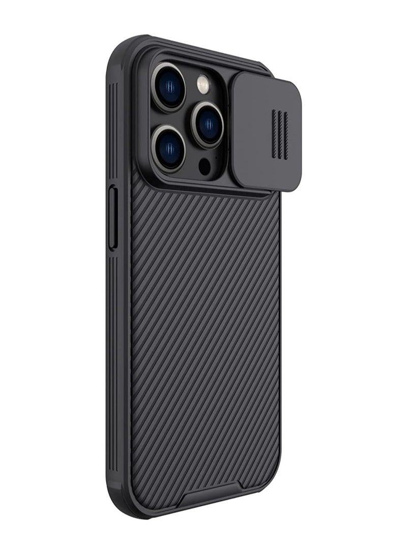 NILLKIN Slide Cover Camera Protection CamShield Pro Case For iPhone 14 Pro - Black - Image 3