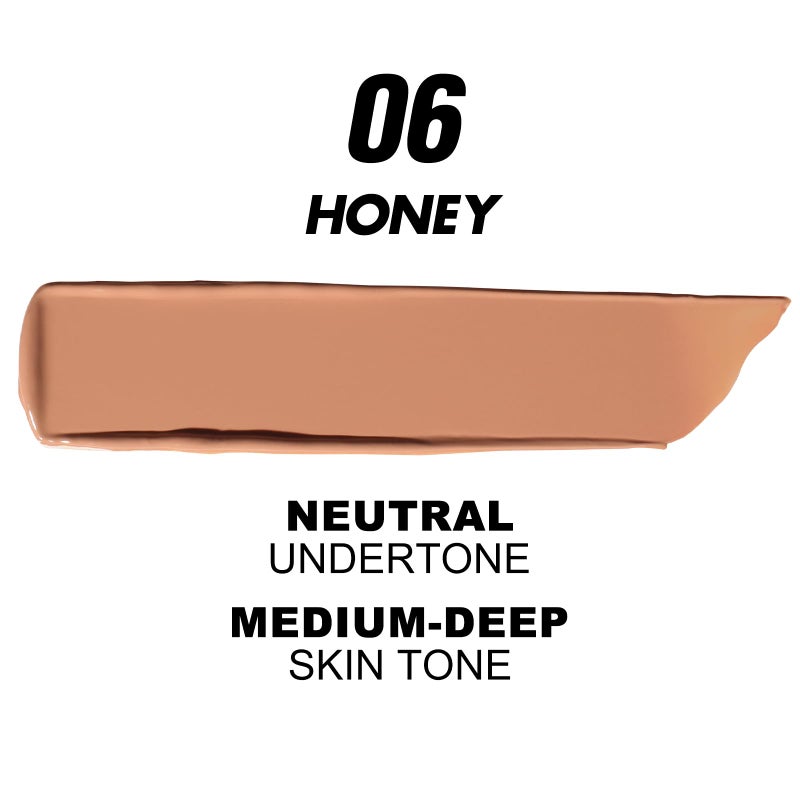 FOCALLURE 2 Pcs Liquid Foundation, Skin Evolution Foundation + Concealer, Full Coverage Foundation Makeup, Durable, Waterproof, Oil-Control, Hides Wrinkles & Lines, Honey - Image 2