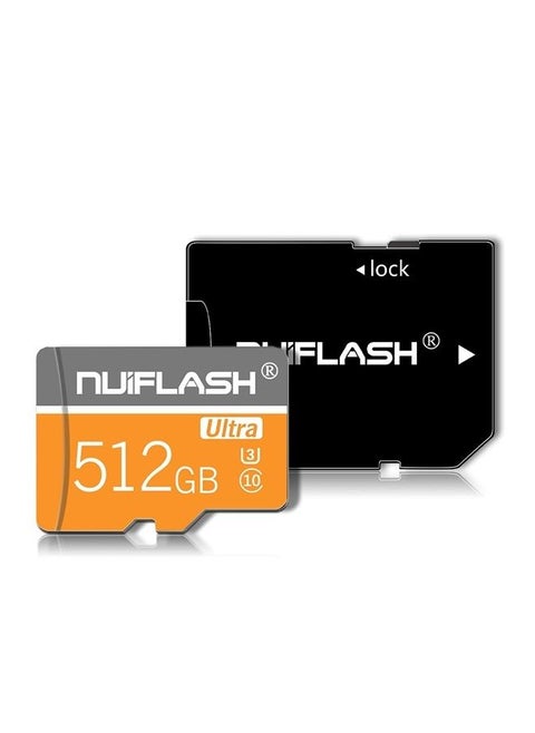512GB Micro Sd Card with Adapter (Class 10 High Speed), Memory Cards for Camera,Smartphone,Computer,Game Console, Dash Cam, Camcorder, Car Navigation, Drone