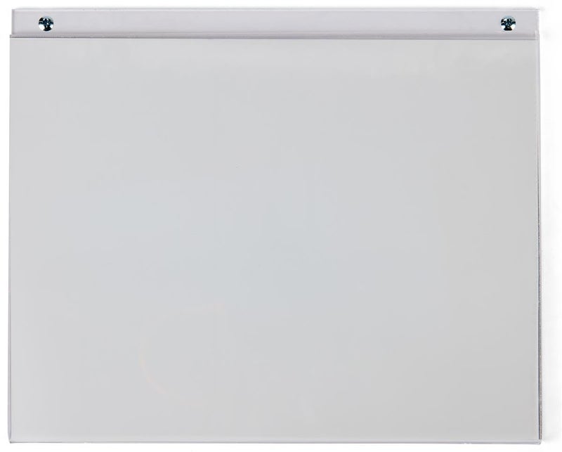 Displays2go Set of 10, Wall Mount Sign Frame for 11 x 8.5 Posters, Clear Acrylic Holder with Front-Loading Design - Image 3