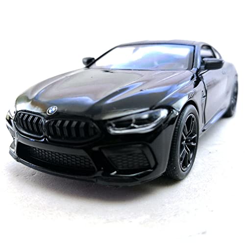 KiNSMART BMW M8 Competition Black Red 5 136 Scale Die Cast Metal Model Toy Car wPullback Action - Image 1