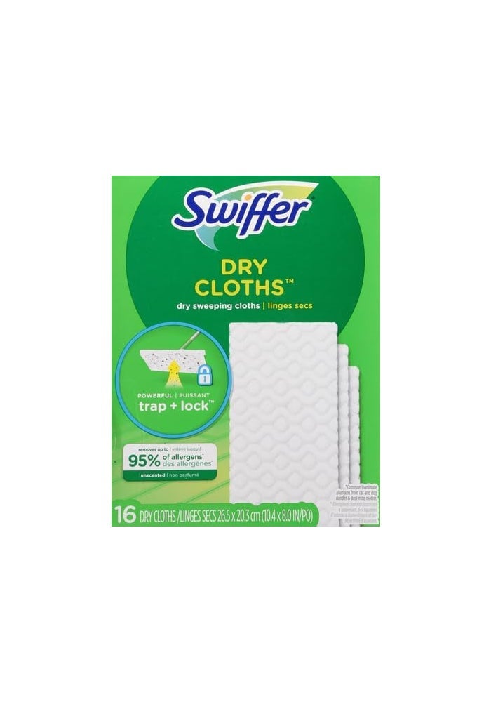 Swiffer Dry Sweeping Cloths, Unscented, 16 Count - Image 2