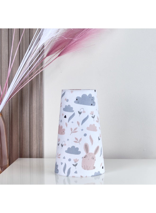 نجفة شوب شابوه قماش عالي الجودة مطبوع برسومات أطفال هادئة، بتصميم مخروطي يناسب أباجورات غرف الأطفال. - Image 1