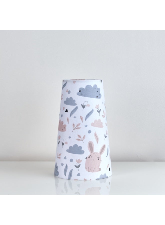 نجفة شوب شابوه قماش عالي الجودة مطبوع برسومات أطفال هادئة، بتصميم مخروطي يناسب أباجورات غرف الأطفال. - Image 2