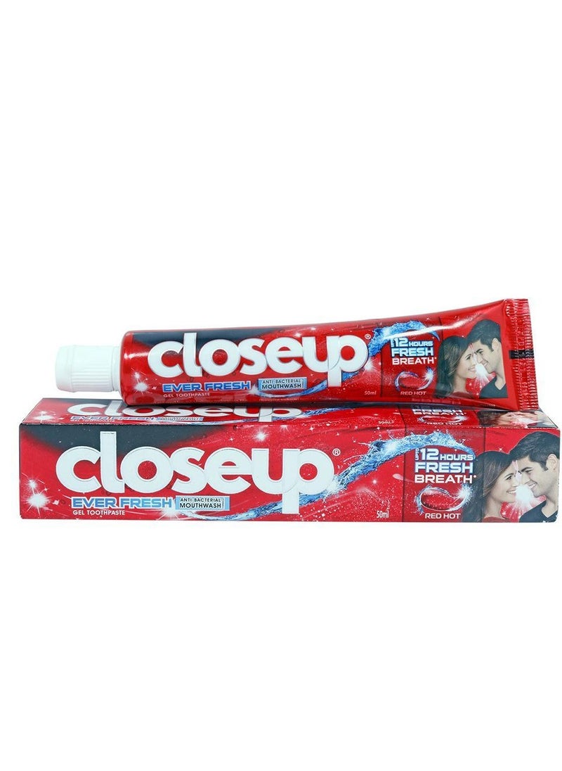 Pack Of 2 Deep Action Toothpaste Hot Red 123ml