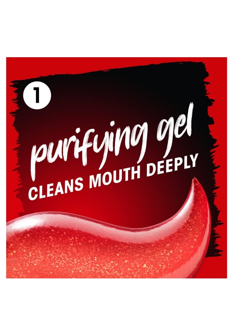 Pack Of 2 Deep Action Toothpaste Hot Red 123ml