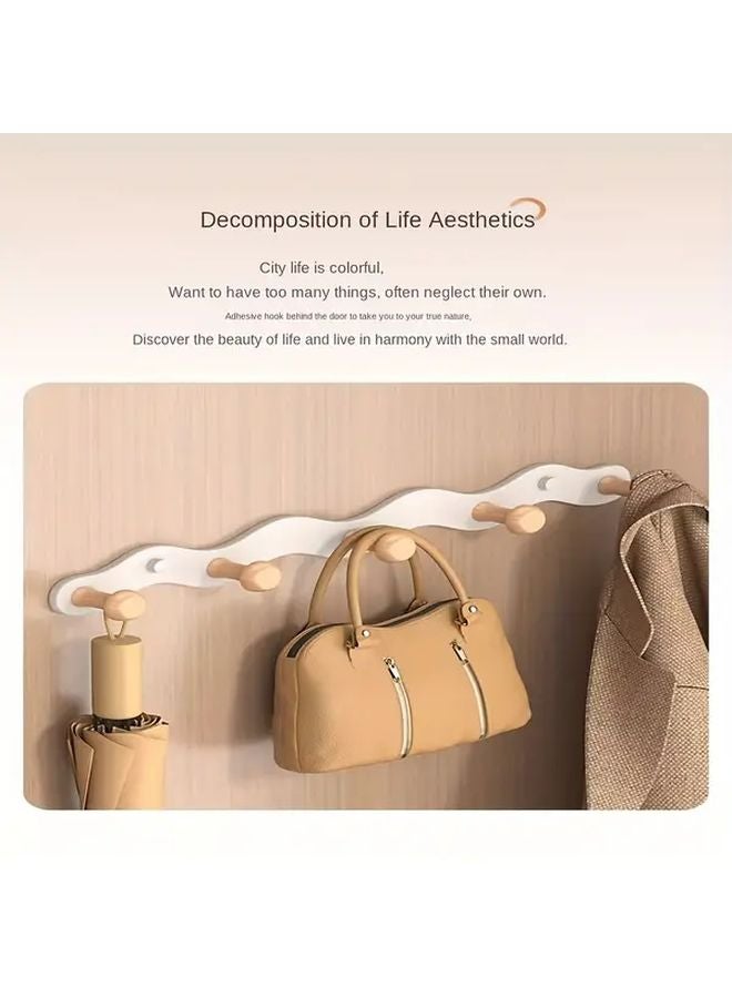 ستة خطاطيف مثبتة على الحائط لتعليق الملابس في منطقة المدخل - Image 5