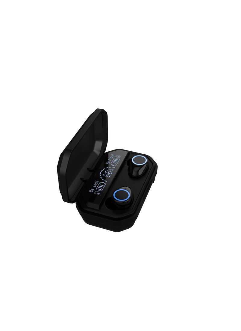 devia - Devia Kintone Series Joy A12 Ultra Long Standby TWS Wireless Earphone - Black - Image 1