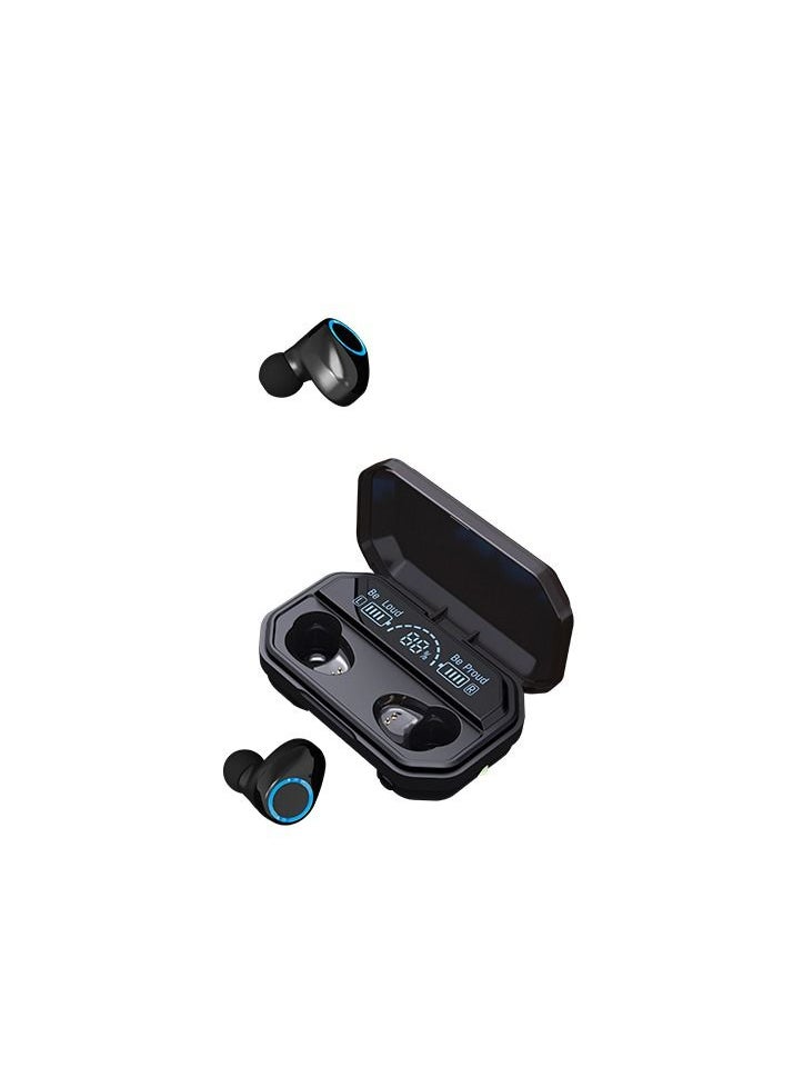 devia - Devia Kintone Series Joy A12 Ultra Long Standby TWS Wireless Earphone - Black - Image 1