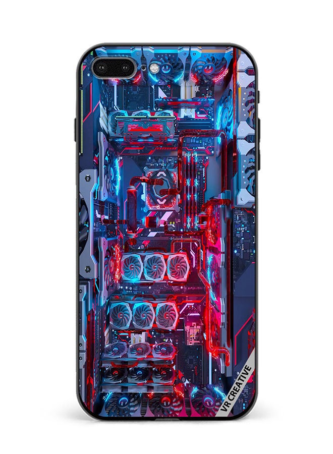 VR CREATIVE Protective Case Cover For Apple iPhone 7 Plus/8 Plus Cpu Board Design Multicolour - Image 1