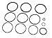 Captain O-Ring Captain O-Ring - R0358000 O-Ring Kit for Jandy/Zodiac Pool/Spa Filters (Includes 12 Orings)  - Image 2