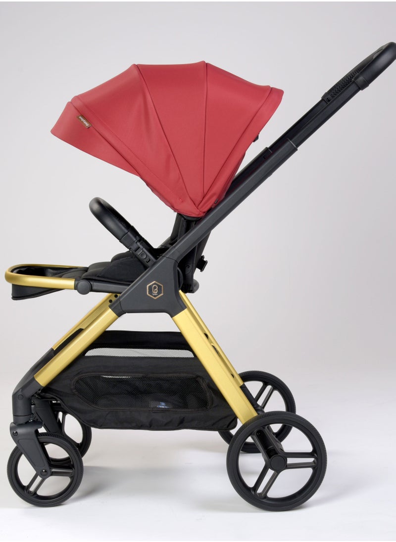 babybus - Fancy stroller Fancy red color - Image 1