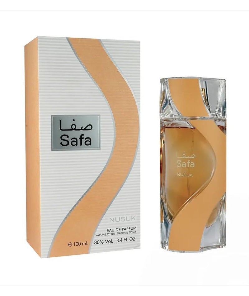 نسك عطر "نسك صفا" (Nusuk Safa) للجنسين، طويل الأمد، بتركيز أو دو بارفان، سعة 100 مل. - Image 1