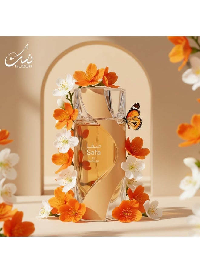 نسك عطر "نسك صفا" (Nusuk Safa) للجنسين، طويل الأمد، بتركيز أو دو بارفان، سعة 100 مل. - Image 3