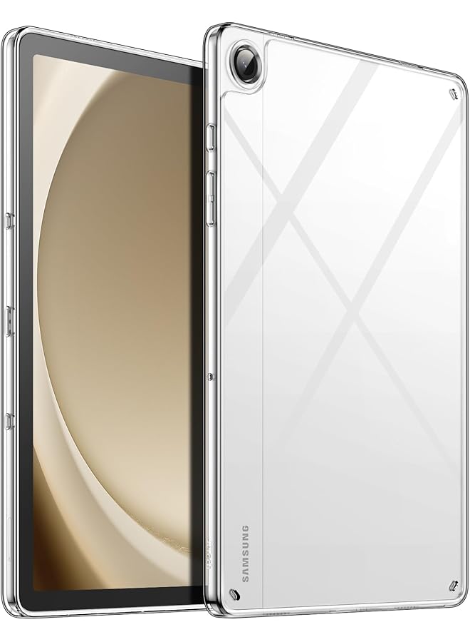جي تيك جراب شفاف لجهاز Samsung Galaxy Tab A9 Plus A9+ مقاس 11 بوصة، جراب شفاف مقاوم للصدمات ومضاد للاصفرار مع ظهر صلب من مادة البولي كربونات ومصد TPU ناعم شفاف - Image 1