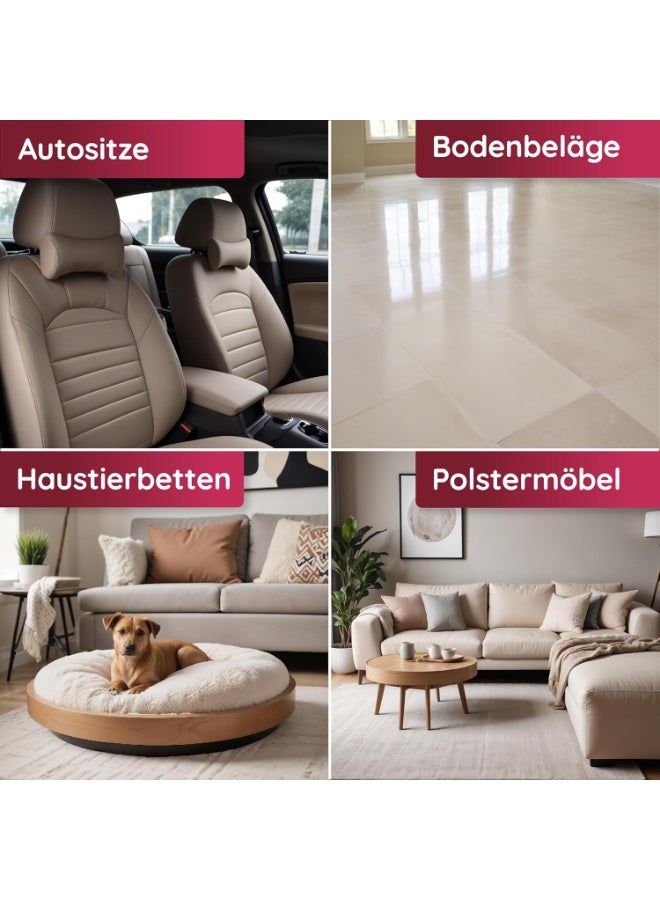 منظف إنزيمي hauszauber لإزالة الروائح القوية عبوة 1000 مل ضد بول القطط وروائح النيكوتين والحيوانات لتنظيف المنزل والسيارة - Image 4