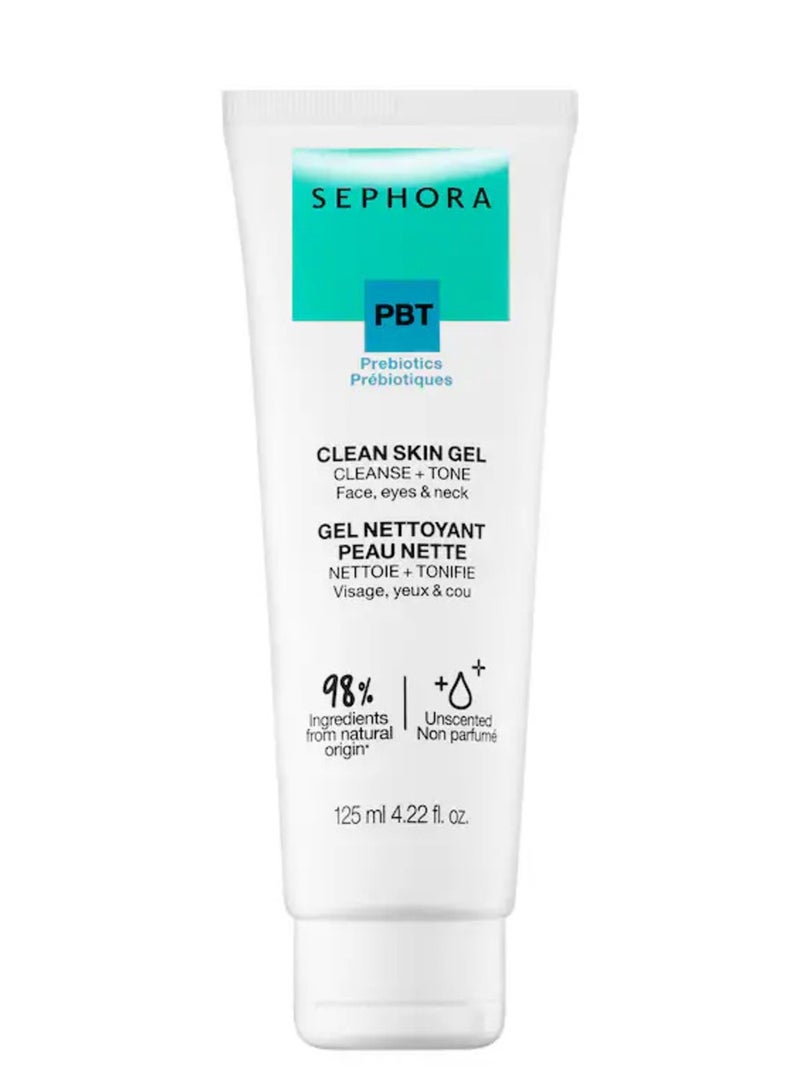 SEPHORA COLLECTION SEPHORA COLLECTION Clean Skin Gel Cleanser with Prebiotics 125ml  - Image 1
