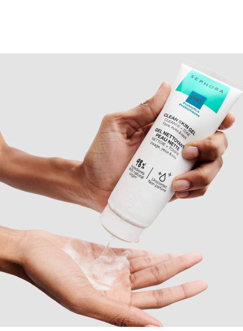 SEPHORA COLLECTION SEPHORA COLLECTION Clean Skin Gel Cleanser with Prebiotics 125ml  - Image 2
