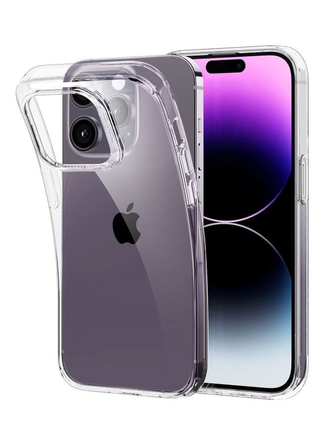 Raxoom Apple iPhone 14 Pro Case Clear Soft Flexible TPU Anti-Shock Slim Transparent Back Cover 6.1 Inch Clear - Image 1