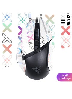For Baselis Snake V3Pro Mouse Sticker V2pro Speed Edition X Non-slip Sticker Palm Sweat Sticker-Color:V3/v3pro  Gradient Color Printing❤Free Cleaning Cotton