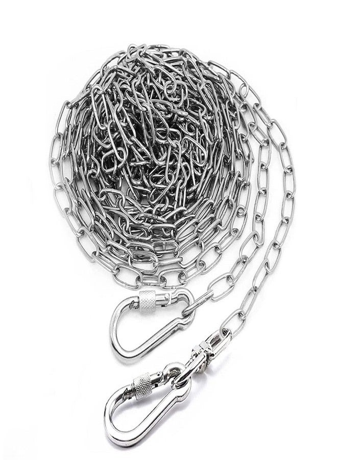 MELAIRON 25ft Dog Chains for Outside - Heavy Duty Tie Out Chain Leash Great for Small to Large Dogs Up to 200Lbs - Chew Proof Long Chain for Yard Camping or Travel - Image 1