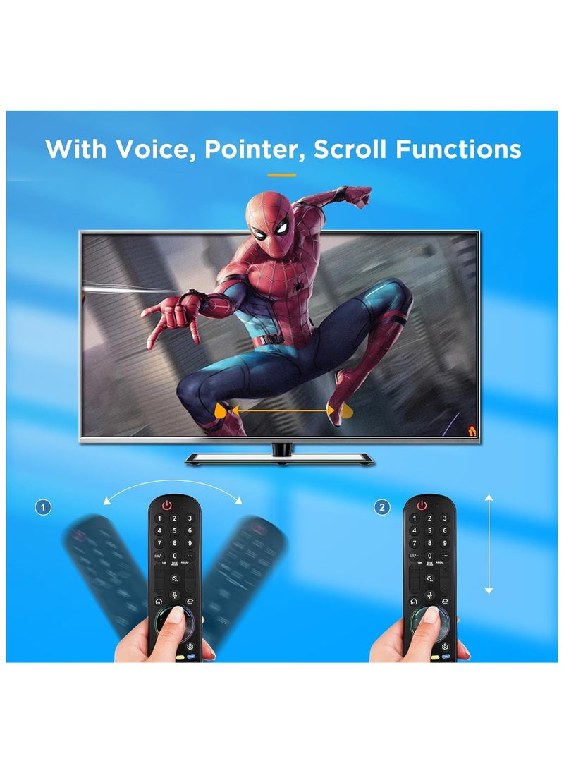XICEN - Magic Remote AN MR22GA Replacement for LG TV Remote with Alexa Voice and Pointer Function Universal for LG Remote Control for LG UHD OLED QNED NanoCell 4K 8K (22GA voice alexa) - Image 1