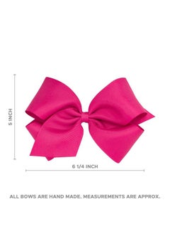 Wee Ones Wee Ones Girls Patriotic-themed Holiday Stripe Printed Sequin Hair Bow, Stripe, King  - Image 5