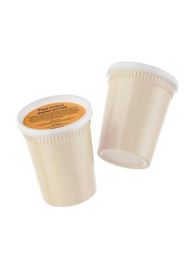 Plant Guru Raw Mango Butter 30 oz. / 1.9 lbs. - 100% Pure Natural Unrefined - Great for Skin, Body and Hair Growth. DIY Soap Making, Body Butter, Lotions and Creams.  - Image 2