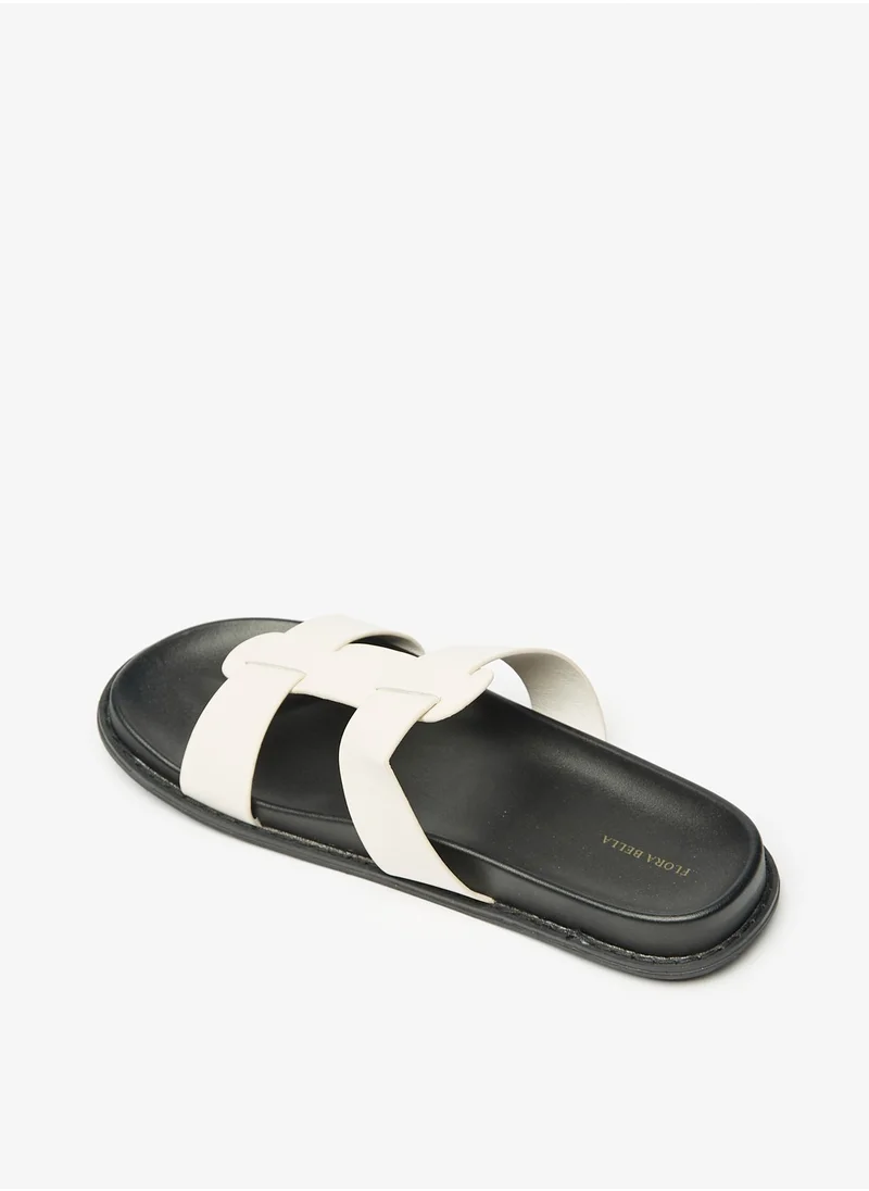 فلورا بيلا من شو إكسبرس Women Solid Slip-On Slide Sandals