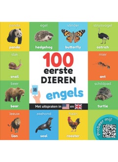 100 eerste dieren in het engels: Tweetalig fotoboek for kinderen: nederlands / engels met uitspraken  - Image 2