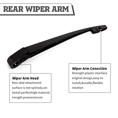 HODEE Rear Wiper Arm Blade Nut Set Replacement for Honda Odyssey 2011-2017 Rear Wiper Cover Accessories Assembly, Wiper Cap Set for Back Windshield Window 76720SHJA01 - Image 4