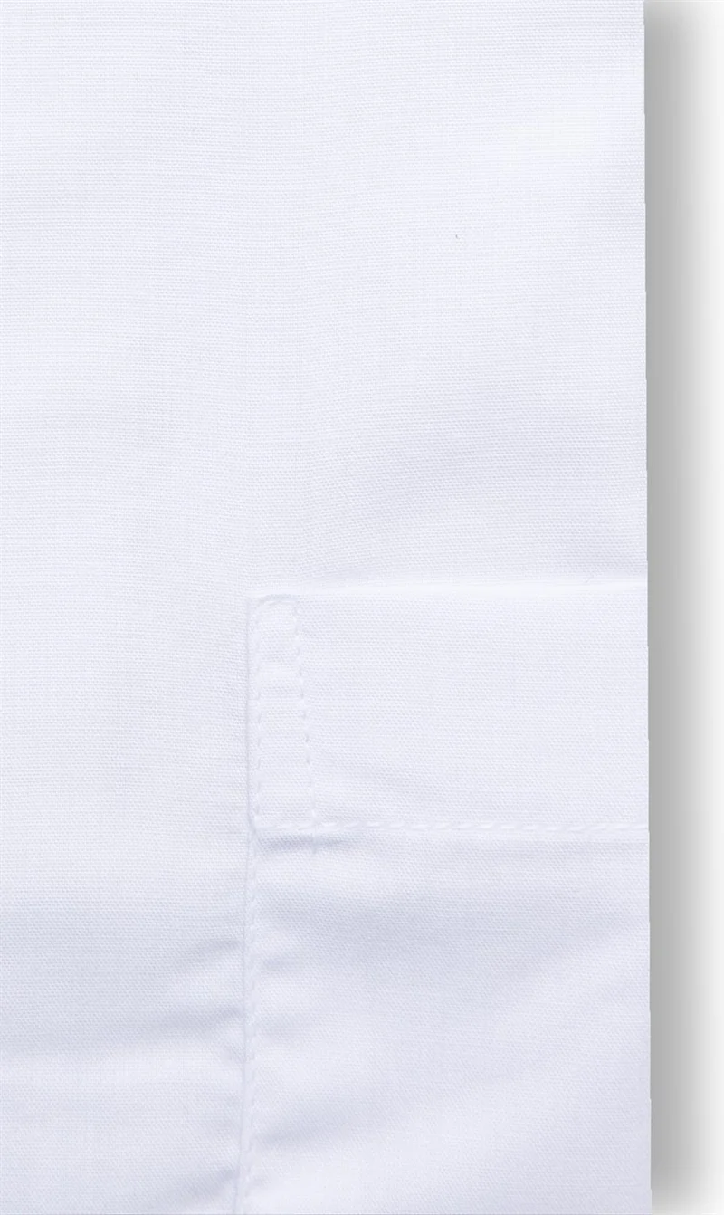 تودورس Plus Size Short Sleeve Plain Tie Holder Easy-Iron Men's Shirt