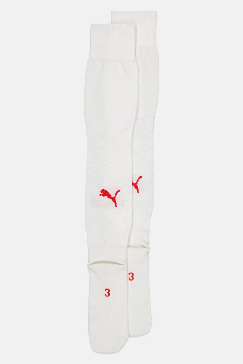 PUMA Men Knee High Football Socks, White - Image 2