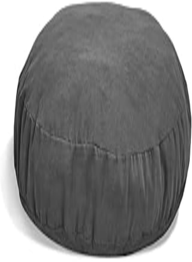 Ricrac Run Round Dog and Cat Bed, Dark Grey Inside