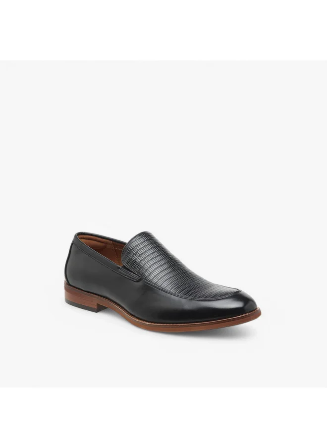 دوتشيني Men's Textured Slip-On Loafers