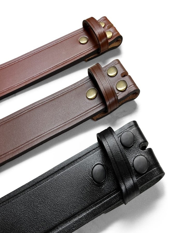 بيلتس.كوم حزام عمل من جلد البقر المحبب بالكامل من قطعة واحدة من ألاباما إيدج كريز، عرض 1 3/4 بوصة (أسود، 36) - Image 3