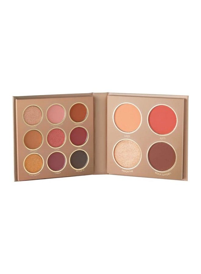 Mars The City Paradise Makeup Kit ; Highly Pigmented And Blendable ; 9 Eyeshadow Palette With 1 Highlighter Blusher Bronzer & Compact Powder Each (03Chandigarh) - Image 2