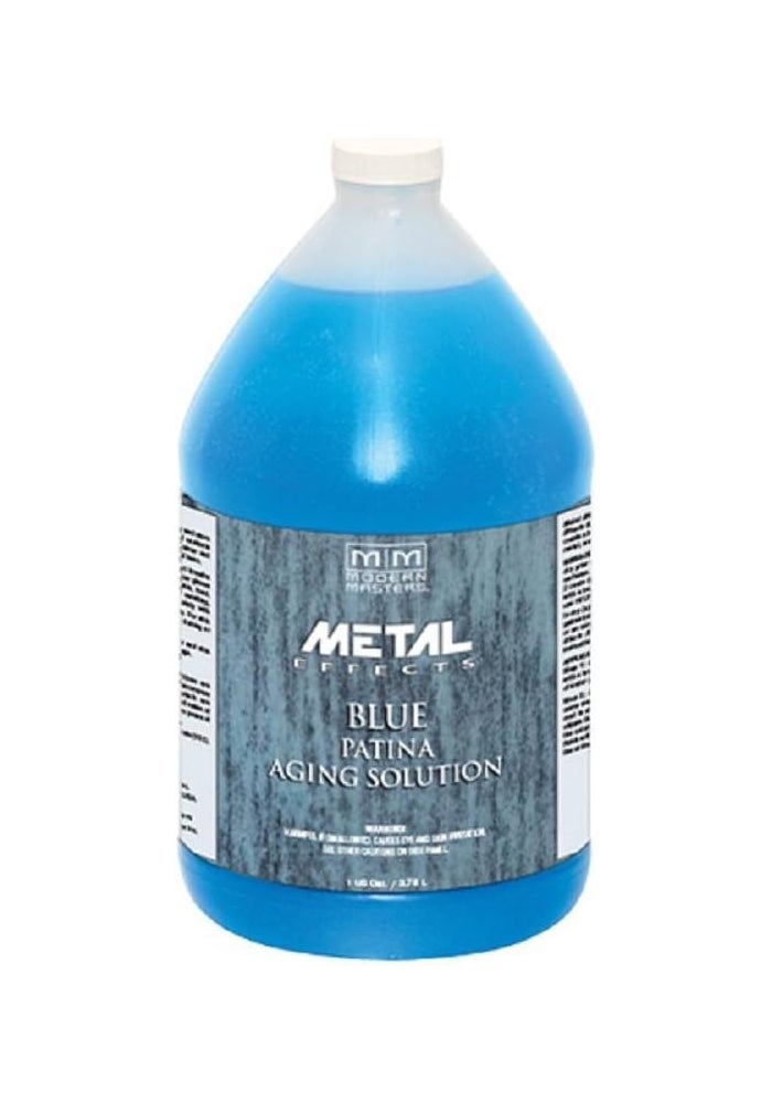 Modern Masters Metal Effects Blue Patina Aging Solution - 128 Fl Oz - Image 1