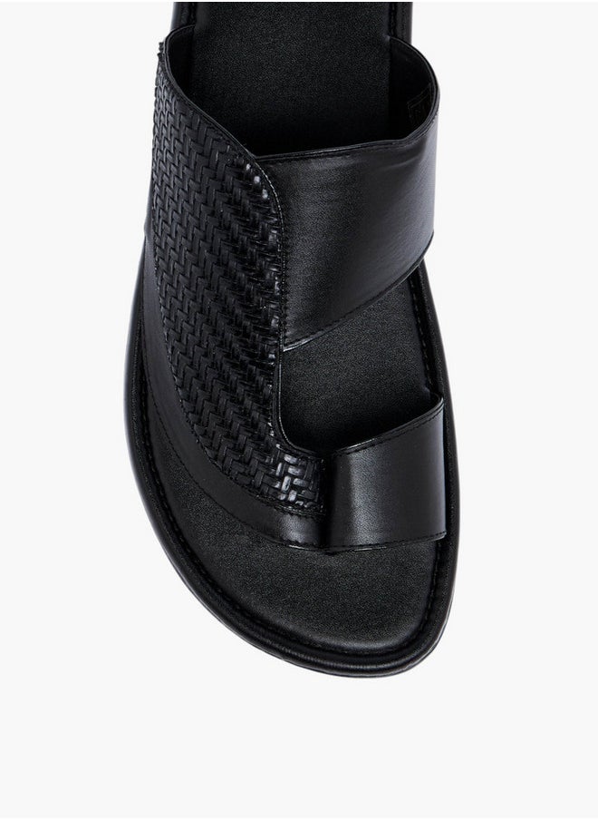 LBL by Shoexpress Textured Slip-on Arabic Sandals  - Image 3