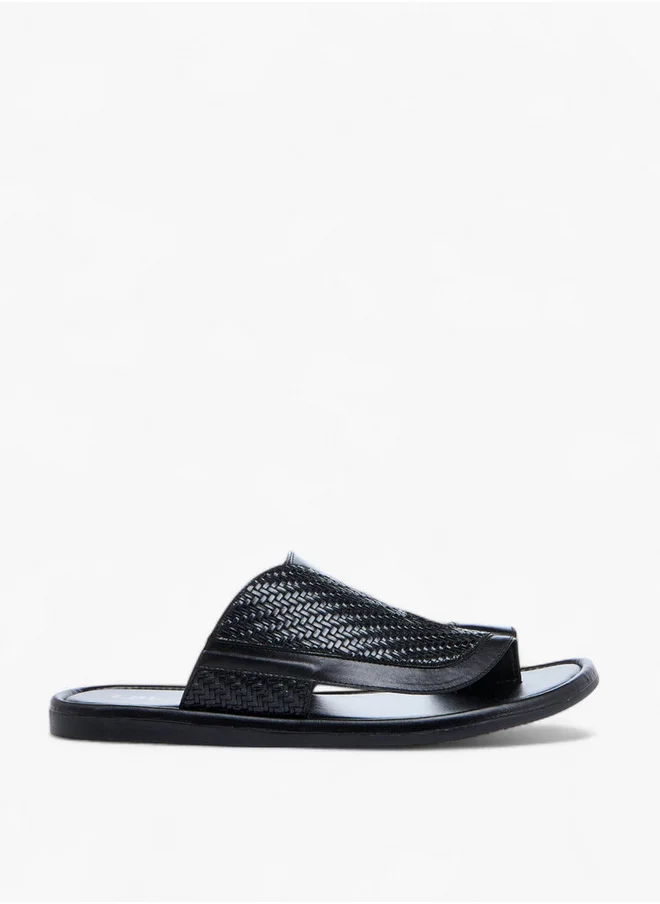 ال بي ال من شو اكسبرس Textured Slip-on Arabic Sandals